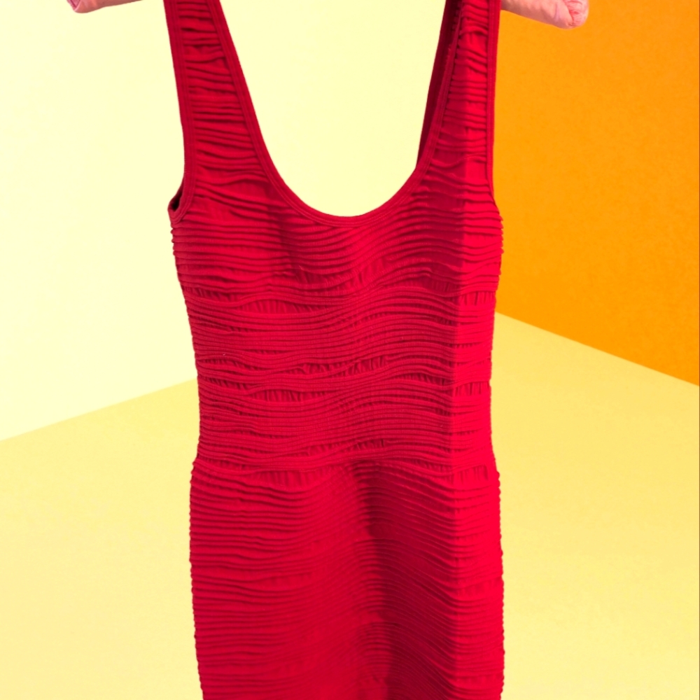 Love Charm Red Mini Dress